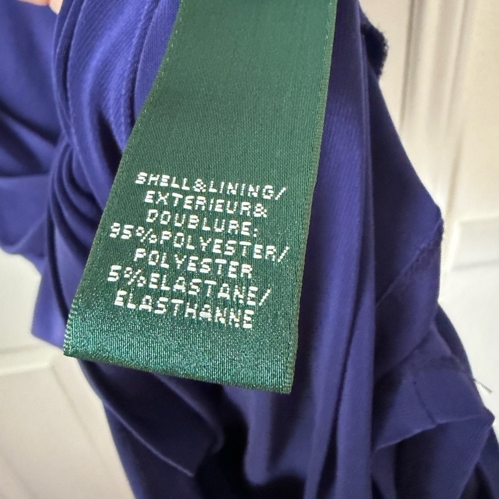 Ralph Lauren Jersey Dress | Ralph Lauren Midi Dress | 10P Petite - Picture 7 of 8
